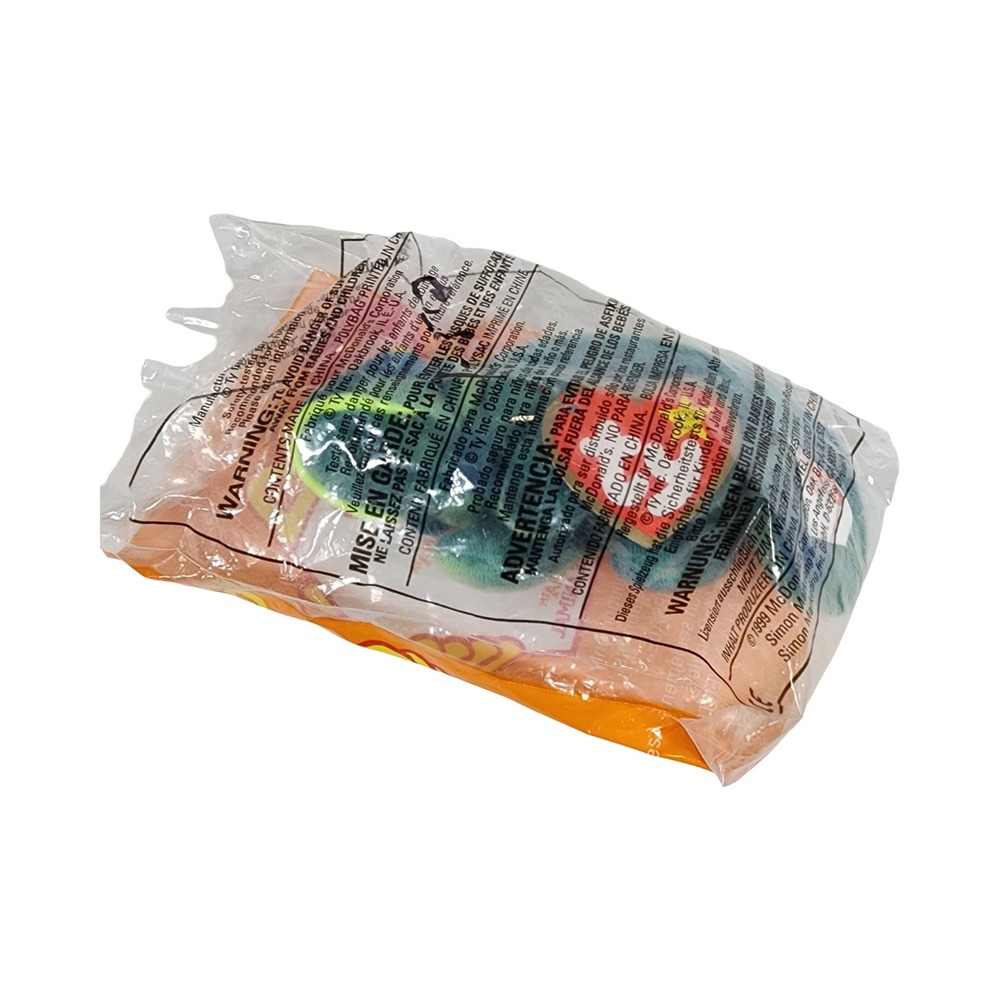 Ty Teenie Beanie Babies Iggy the Iguana 1999 McDonalds Happy Meal Toy New Sealed